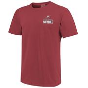 Western Kentucky Image One Softball Batter Swing Comfort Colors Tee